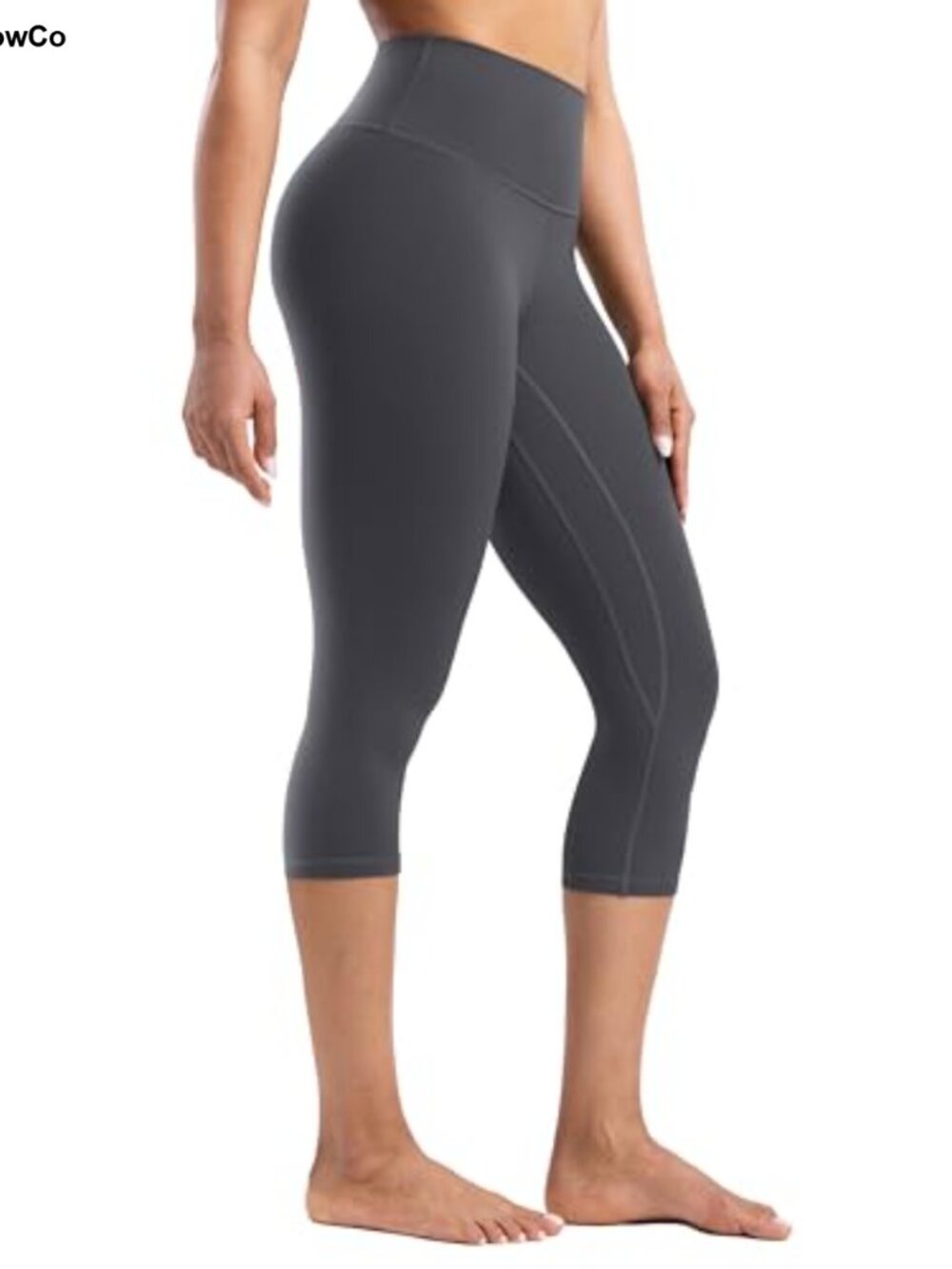 High Waist Yoga Leggings 21" Silky Fabric 81% Polyamide 19% Lycra Workout Pants